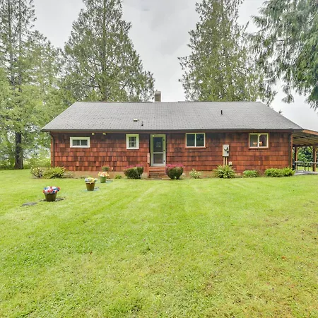 Villa Waterfront Grapeview Escape With Boat Dock And Views!